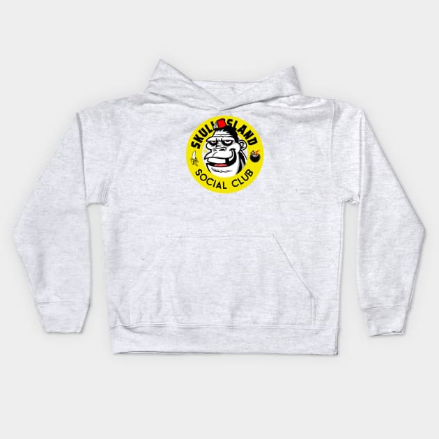 Skull Island Social Club Kids Hoodie by GiMETZCO!